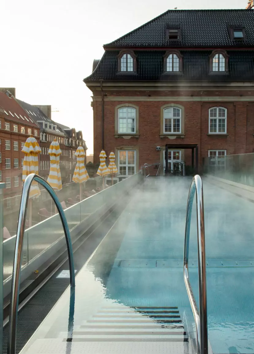 spa hotel sjælland villa hotel Copenhagen 25 meter lang pool